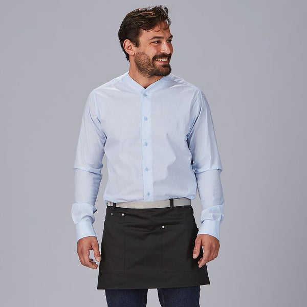 Avental Curto com Contrastes de Espiga 35x67 cm-RAG-Tailors-Fardas-e-Uniformes-Vestuario-Pro