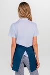 Avental Curto com Detalhe em Pele Sintética-RAG-Tailors-Fardas-e-Uniformes-Vestuario-Pro