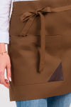 Avental Curto com Detalhe em Pele Sintética-RAG-Tailors-Fardas-e-Uniformes-Vestuario-Pro