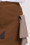 Avental Curto com Detalhe em Pele Sintética-RAG-Tailors-Fardas-e-Uniformes-Vestuario-Pro