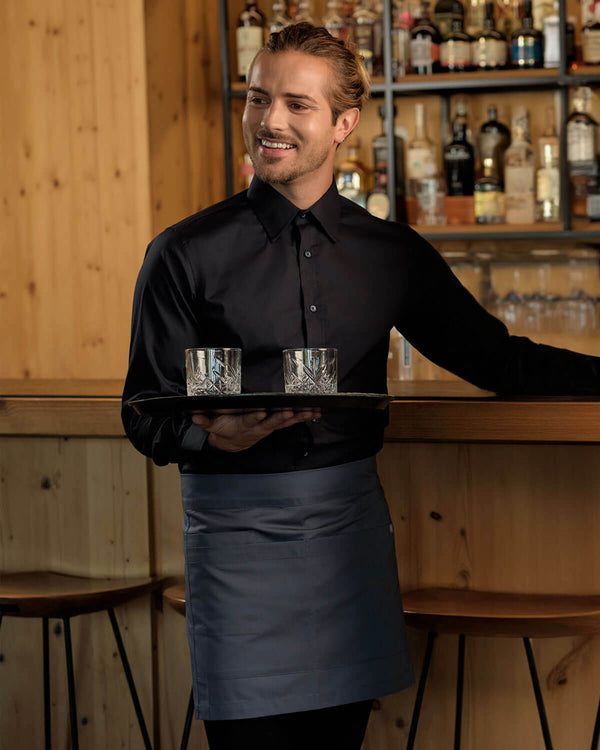 Avental Curto de Cintura Universe-Dark Gray-U-RAG-Tailors-Fardas-e-Uniformes-Vestuario-Pro