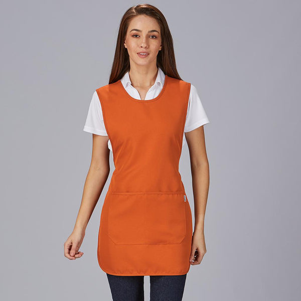 Avental Duplo Básico Poliéster-Laranja - 615-Único-RAG-Tailors-Fardas-e-Uniformes-Vestuario-Pro