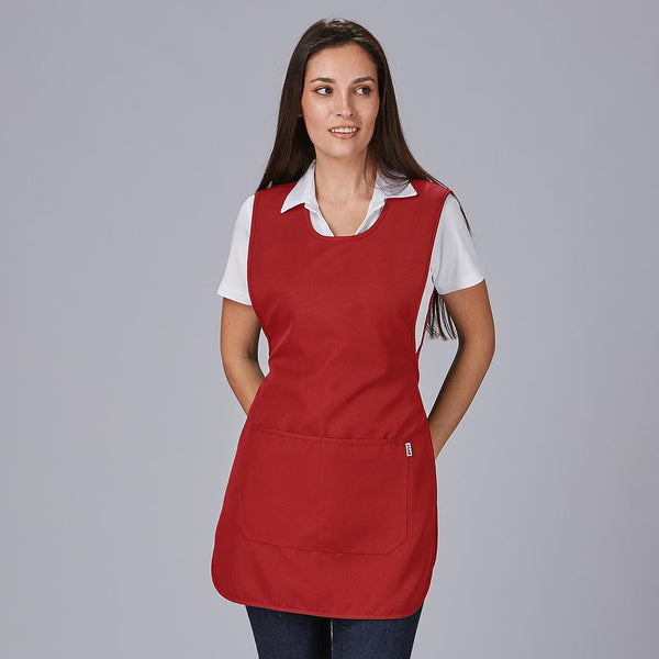 Avental Duplo Básico Poliéster-Vermelho - 616-Único-RAG-Tailors-Fardas-e-Uniformes-Vestuario-Pro