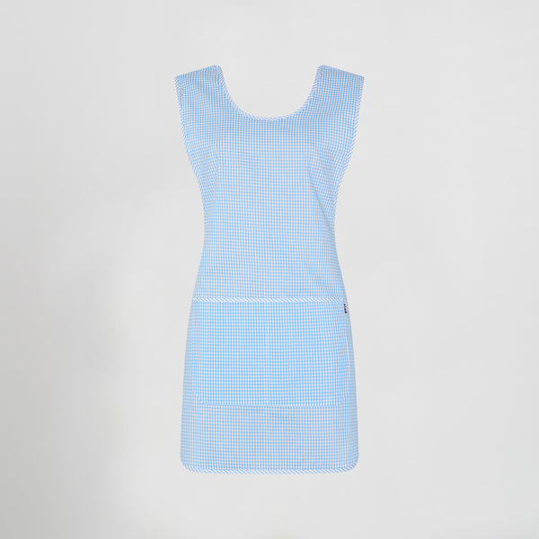 Avental Duplo Colores Básico-Único-204 - VICHY CELESTE-RAG-Tailors-Fardas-e-Uniformes-Vestuario-Pro
