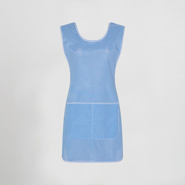 Avental Duplo Colores Básico-Único-203 - VICHY AZULINA-RAG-Tailors-Fardas-e-Uniformes-Vestuario-Pro