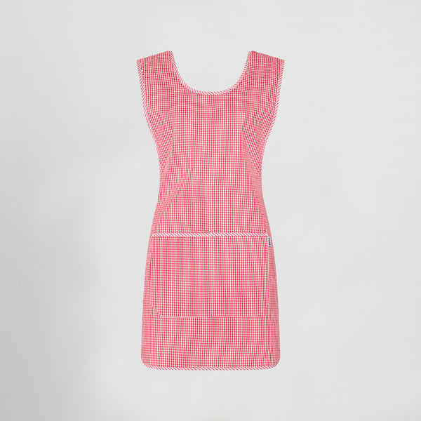 Avental Duplo Colores Básico-Único-206 - VICHY VERMELHO-RAG-Tailors-Fardas-e-Uniformes-Vestuario-Pro