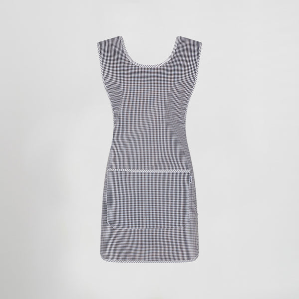 Avental Duplo Colores Básico-Único-209 - VICHY PRETO-RAG-Tailors-Fardas-e-Uniformes-Vestuario-Pro