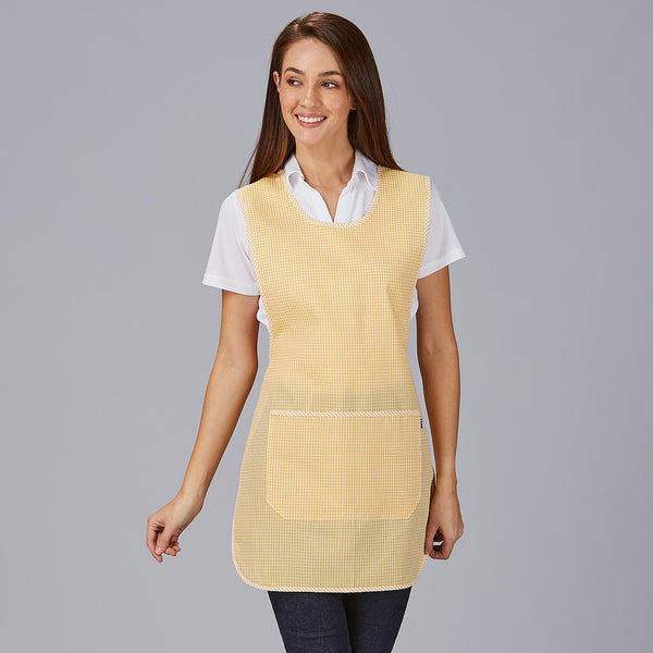 Avental Duplo Colores Básico-Único-VICHY AMARELO - 208-RAG-Tailors-Fardas-e-Uniformes-Vestuario-Pro