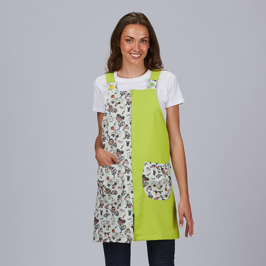 Avental Educadora Brincadeiras-Pistacho Claro-636-XS-RAG-Tailors-Fardas-e-Uniformes-Vestuario-Pro