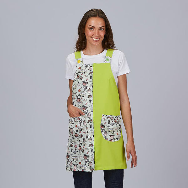 Avental Educadora Brincadeiras-Pistacho Claro-636-XS-RAG-Tailors-Fardas-e-Uniformes-Vestuario-Pro