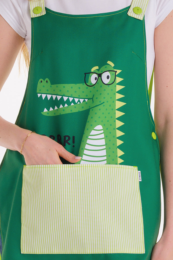 Avental Educadora Crocodilo-RAG-Tailors-Fardas-e-Uniformes-Vestuario-Pro