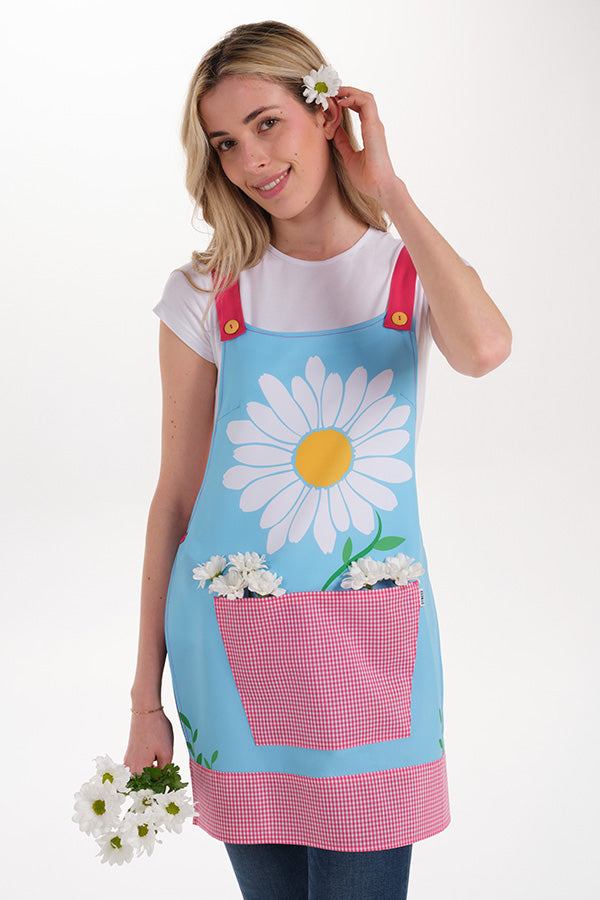 Avental Educadora Malmequer branco-RAG-Tailors-Fardas-e-Uniformes-Vestuario-Pro