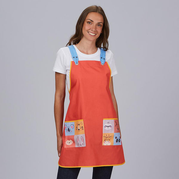 Avental Educadora Selva-Coral-133-Único-RAG-Tailors-Fardas-e-Uniformes-Vestuario-Pro