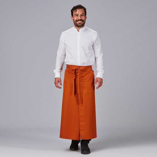 Avental Francês Comprido Aberto - Resistente a manchas-Caldera-U-RAG-Tailors-Fardas-e-Uniformes-Vestuario-Pro