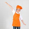 Avental Infantil de Peito em Cores Vivas-Laranja-116-4-RAG-Tailors-Fardas-e-Uniformes-Vestuario-Pro