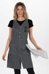 Avental Lille-Cinza-Único-RAG-Tailors-Fardas-e-Uniformes-Vestuario-Pro
