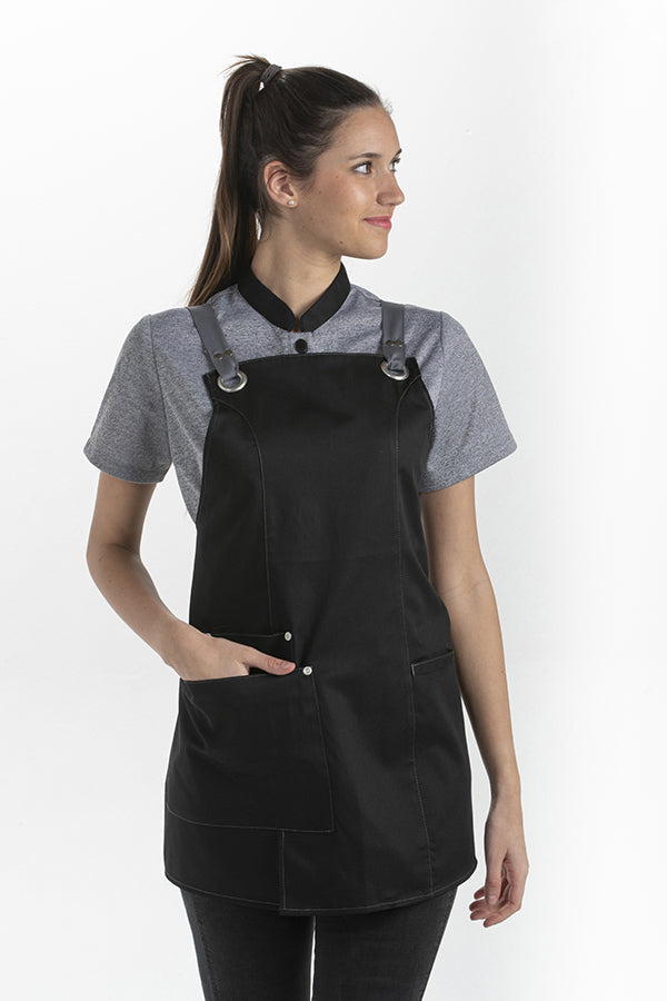 Avental Lyon sra.-Preto-Unico-RAG-Tailors-Fardas-e-Uniformes-Vestuario-Pro