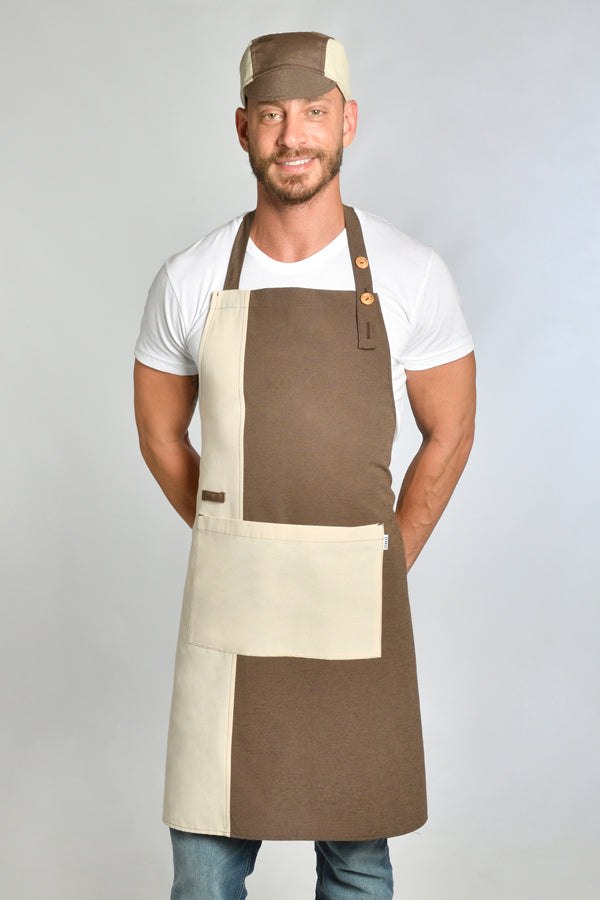 Avental Manchester-Castanho-Único-RAG-Tailors-Fardas-e-Uniformes-Vestuario-Pro