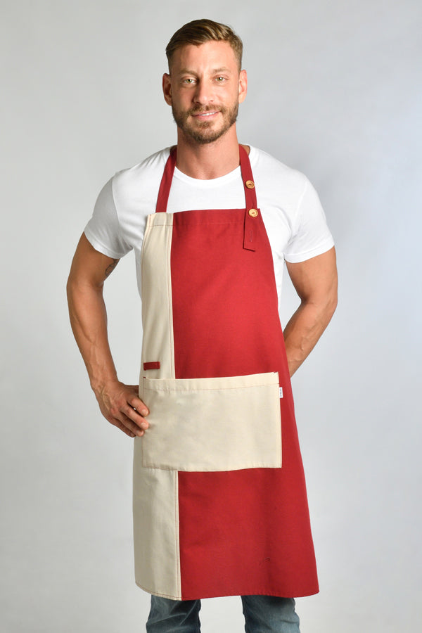 Avental Manchester-Vermelho-Único-RAG-Tailors-Fardas-e-Uniformes-Vestuario-Pro