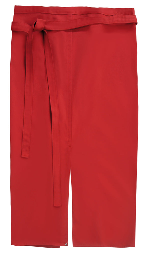 Avental Milano Classic - com abertura-Red-Único-RAG-Tailors-Fardas-e-Uniformes-Vestuario-Pro