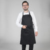 Avental Peito Guilherme em SARJA 100% Poliéster-Preto-Único-RAG-Tailors-Fardas-e-Uniformes-Vestuario-Pro