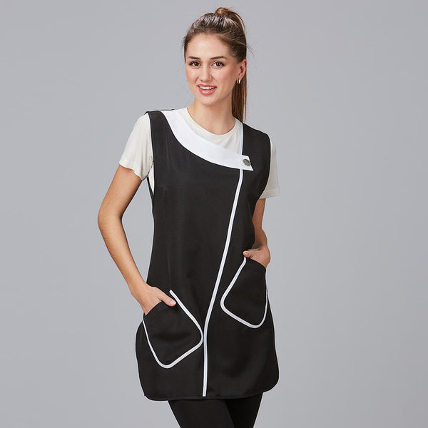Avental Sagres-Preto/Branco-Único-RAG-Tailors-Fardas-e-Uniformes-Vestuario-Pro