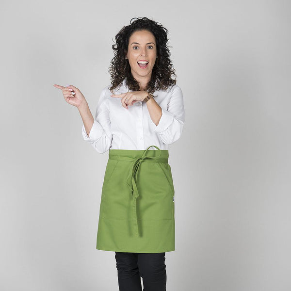 Avental Sem Peito com Bolso 50x75cm-Verde Oliva-121-Tamanho Único-RAG-Tailors-Fardas-e-Uniformes-Vestuario-Pro