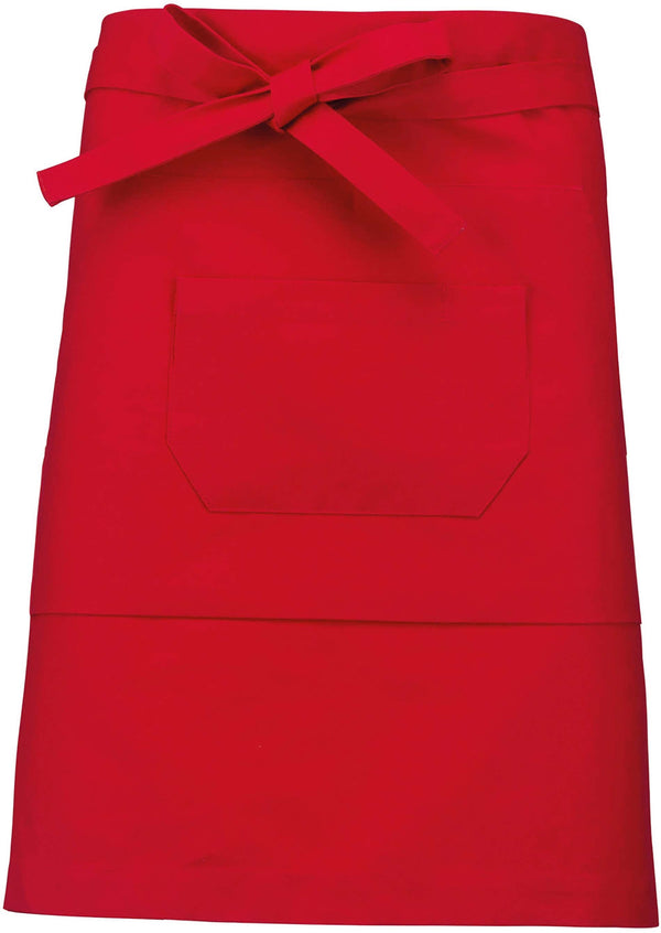 Avental Venti poliéster / algodão de comprimento Médio-Vermelho-Único-RAG-Tailors-Fardas-e-Uniformes-Vestuario-Pro