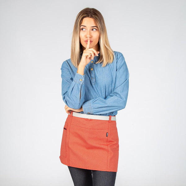 Avental cintura Filipa-Laranja-Único-RAG-Tailors-Fardas-e-Uniformes-Vestuario-Pro