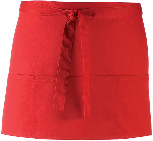 Avental com 3 bolsos-Vermelho-One Size-RAG-Tailors-Fardas-e-Uniformes-Vestuario-Pro