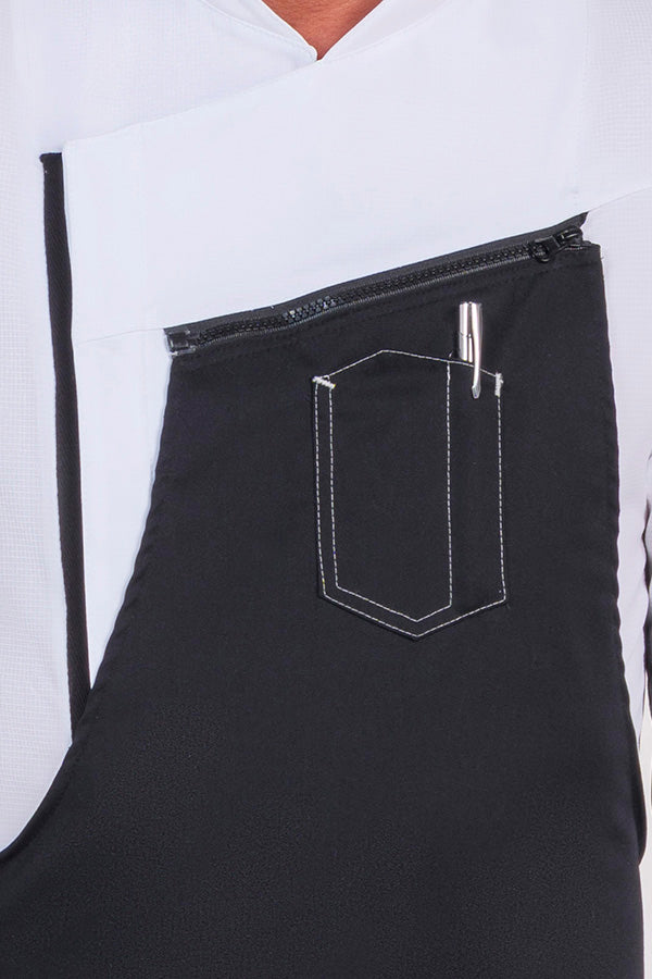 Avental com Peitilho Combinado para Bata de Cozinha-RAG-Tailors-Fardas-e-Uniformes-Vestuario-Pro