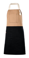 Avental com Peito Bicolor-Bege-Único-RAG-Tailors-Fardas-e-Uniformes-Vestuario-Pro