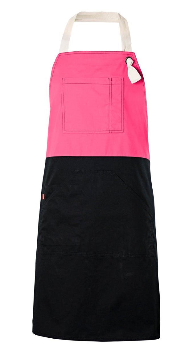 Avental com Peito Bicolor-Fucsia-Único-RAG-Tailors-Fardas-e-Uniformes-Vestuario-Pro