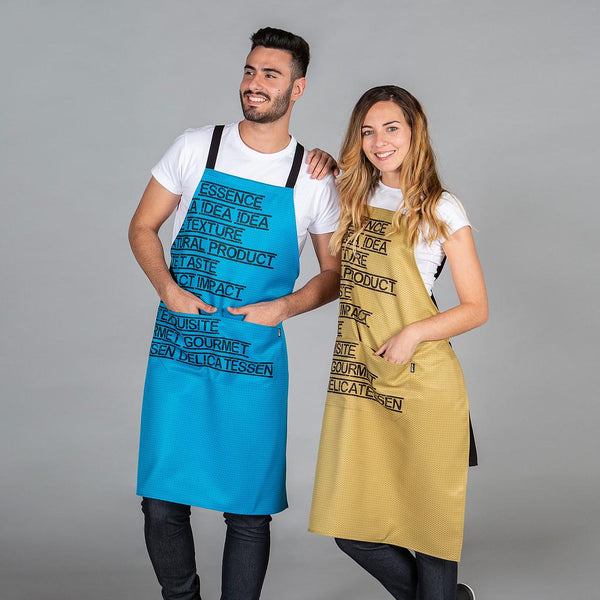 Avental com Peito Gourmet Estampado 92x75 cm-RAG-Tailors-Fardas-e-Uniformes-Vestuario-Pro