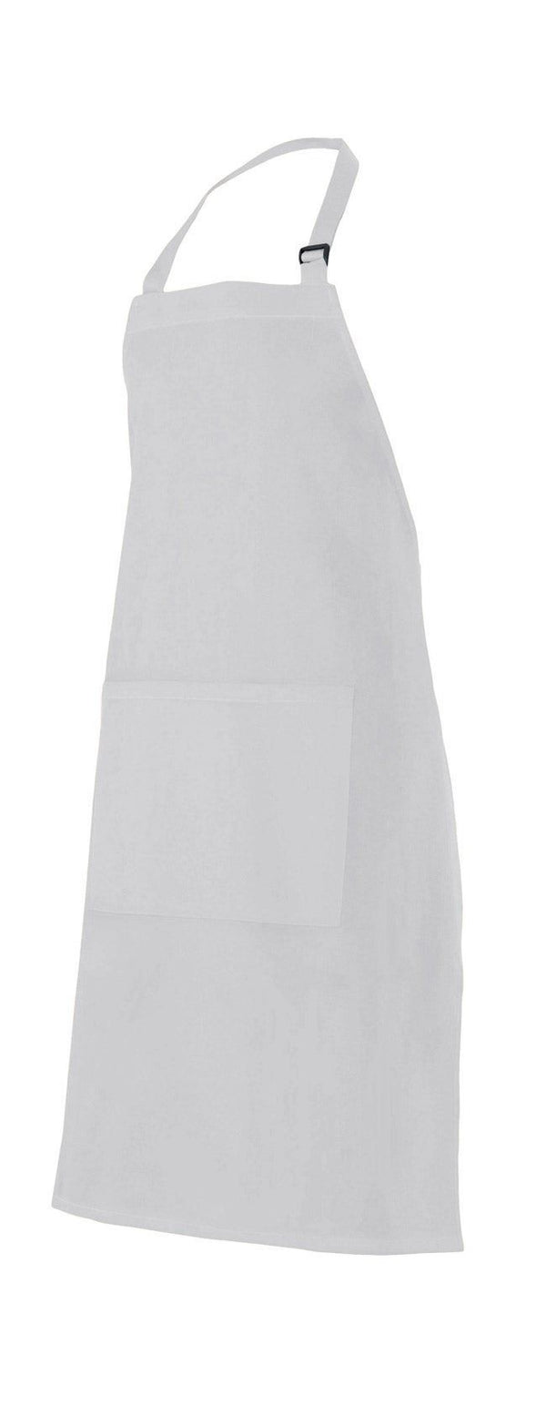 Avental com Peito com Bolso-Branco-Único-RAG-Tailors-Fardas-e-Uniformes-Vestuario-Pro
