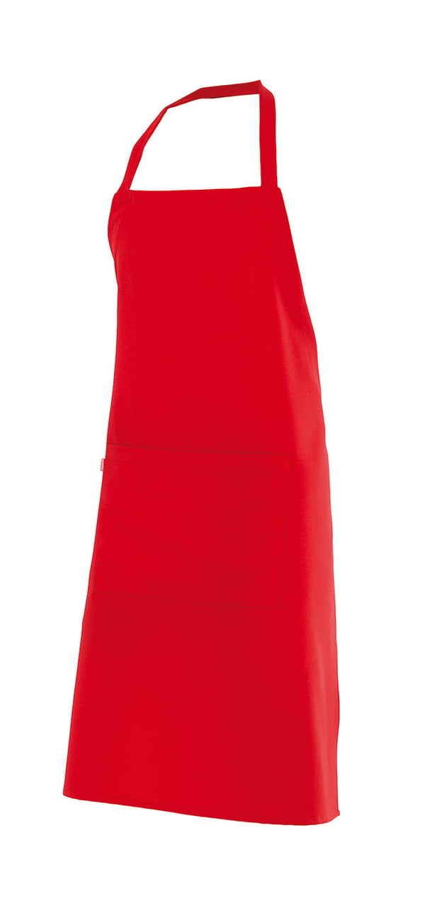 Avental com Peito com Bolso-Vermelho-Único-RAG-Tailors-Fardas-e-Uniformes-Vestuario-Pro