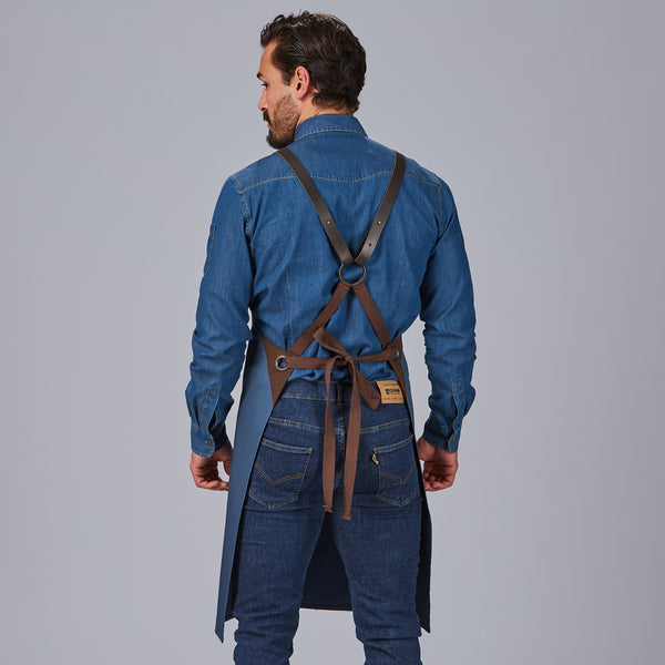 Avental com Peito e Acessórios em Pele 88x74 cm-RAG-Tailors-Fardas-e-Uniformes-Vestuario-Pro