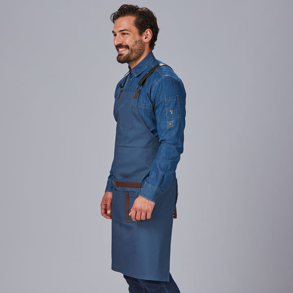 Avental com Peito e Acessórios em Pele 88x74 cm-RAG-Tailors-Fardas-e-Uniformes-Vestuario-Pro