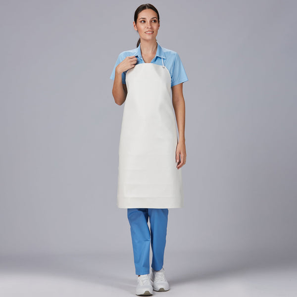 Avental com Peito em PVC e Algodão 90x70 cm-Branco - 101-UD-RAG-Tailors-Fardas-e-Uniformes-Vestuario-Pro