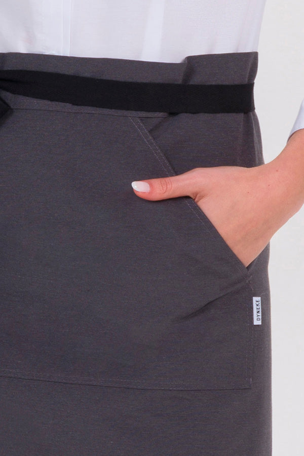 Avental curto com bolso canguru-RAG-Tailors-Fardas-e-Uniformes-Vestuario-Pro