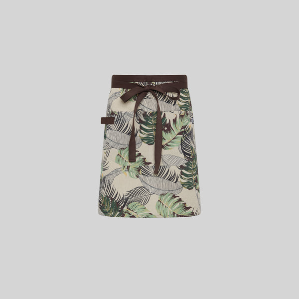 Avental curto estampado Floral 50x74 cm-RAG-Tailors-Fardas-e-Uniformes-Vestuario-Pro