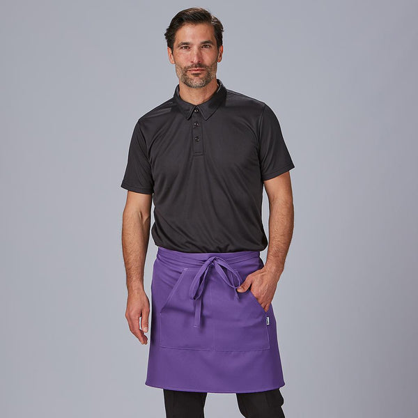 Avental de Cintura c/ Bolsos 50x75 cm em Sarja de Poliéster-Roxo-609-Único-RAG-Tailors-Fardas-e-Uniformes-Vestuario-Pro