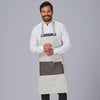 Avental de Peito Bicolor 88x74 cm-Cinzento Claro - 173-UD-RAG-Tailors-Fardas-e-Uniformes-Vestuario-Pro