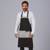 Avental de Peito Bicolor 88x74 cm-Preto - 001-UD-RAG-Tailors-Fardas-e-Uniformes-Vestuario-Pro