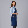 Avental de Peito Bicolor com Cinta às Riscas 86x74 cm-RAG-Tailors-Fardas-e-Uniformes-Vestuario-Pro