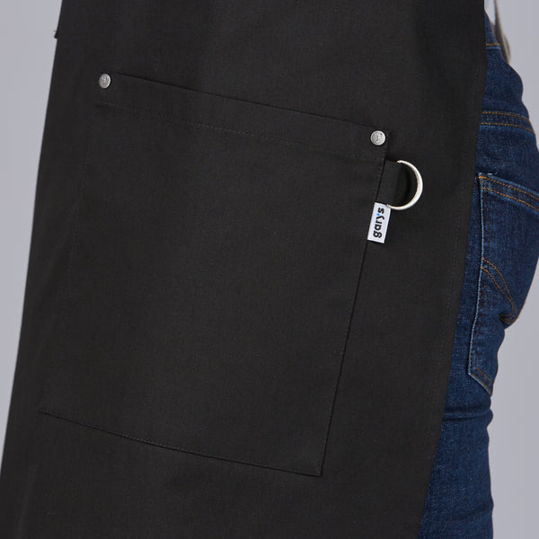 Avental de Peito com Contrastes de Espinha 88x74cm-RAG-Tailors-Fardas-e-Uniformes-Vestuario-Pro