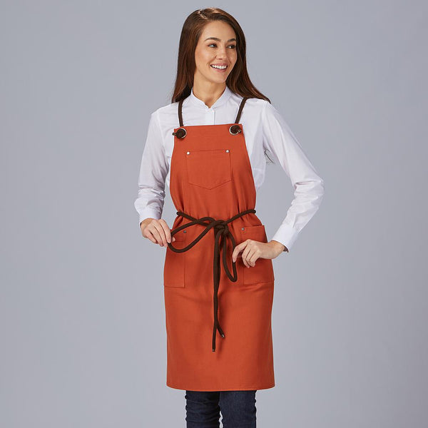 Avental de Peito com Cordão Entrançado 88x74cm-Caldeira-174-Único-RAG-Tailors-Fardas-e-Uniformes-Vestuario-Pro