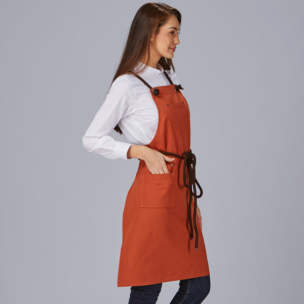 Avental de Peito com Cordão Entrançado 88x74cm-RAG-Tailors-Fardas-e-Uniformes-Vestuario-Pro