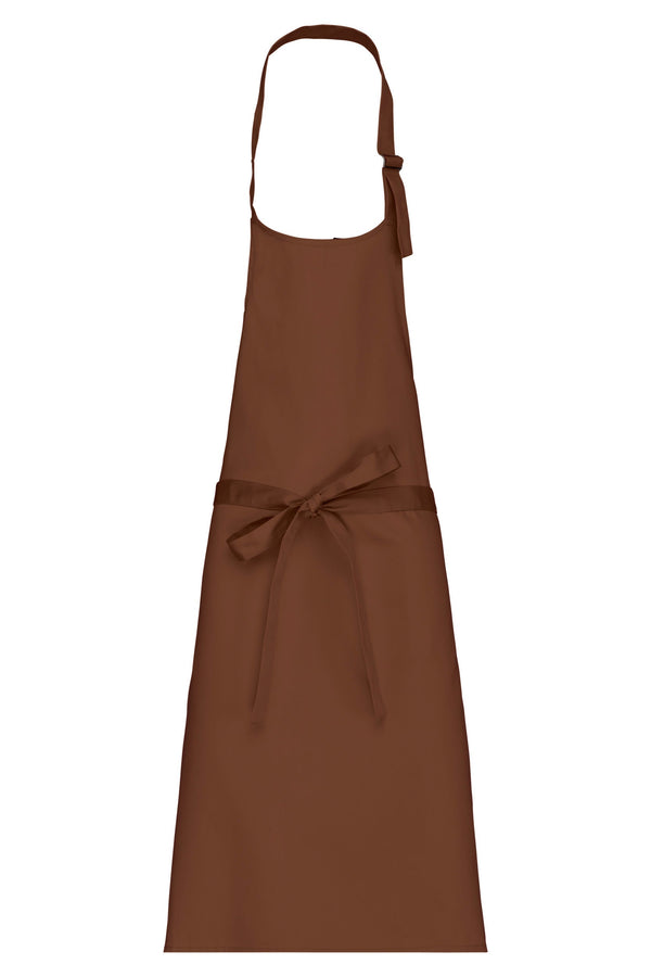 Avental de algodão sem bolso-Cacao-Único-RAG-Tailors-Fardas-e-Uniformes-Vestuario-Pro