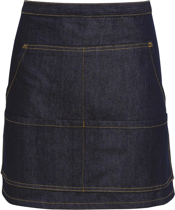 Avental de bar de Four-Indigo Denim-Único-RAG-Tailors-Fardas-e-Uniformes-Vestuario-Pro